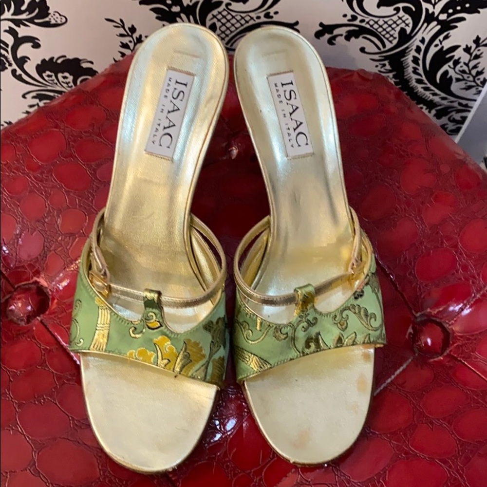 Isaac kitten heel sandals